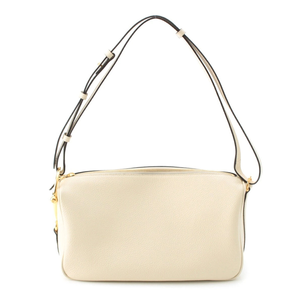 Gucci Horsebit Half Shoulder Bag White